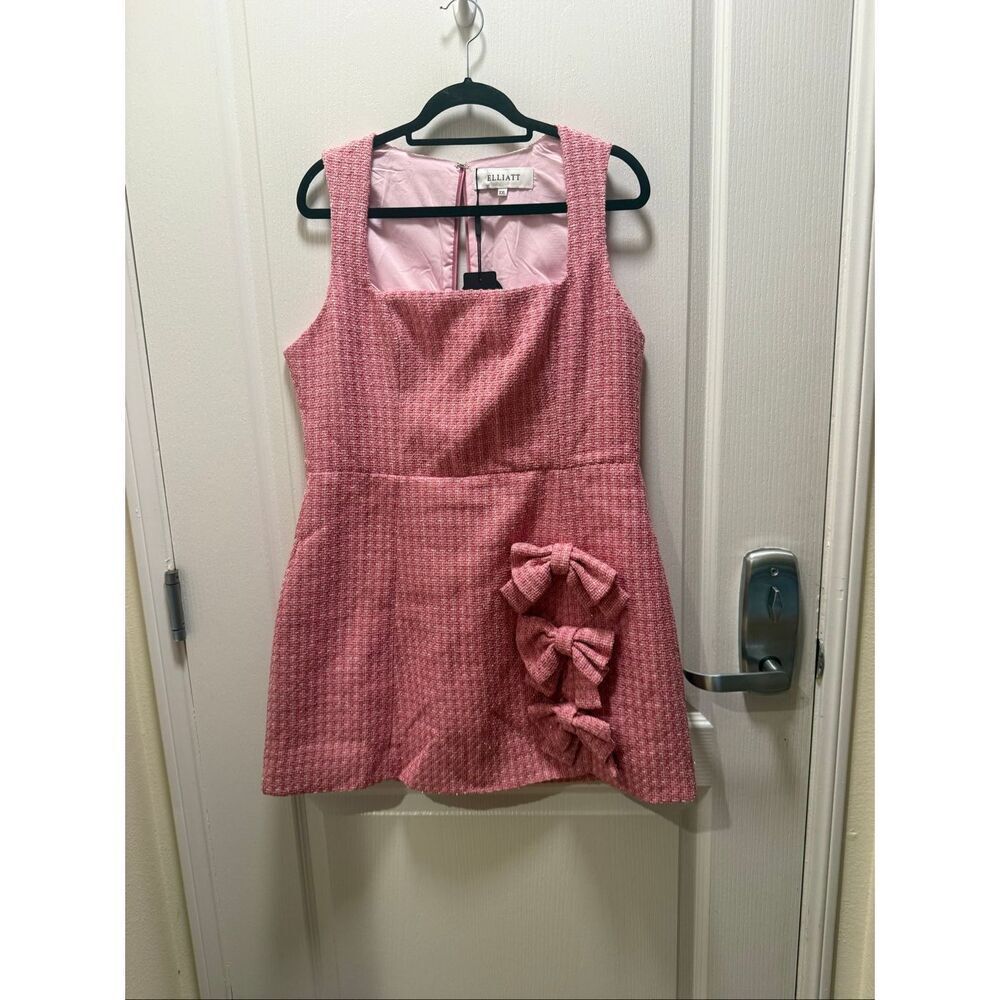 Elliatt Alia A Line Mini Dress in Pink Wedding Guest Cocktail size XXL Flaw!!! - Picture 5 of 9